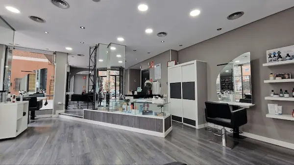 imagen peluquería por dentro